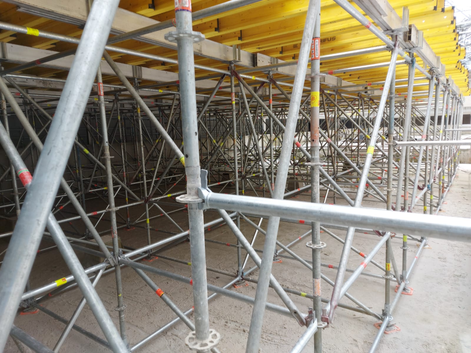 jogrema atlikti darbai - moduliniai pastoliai