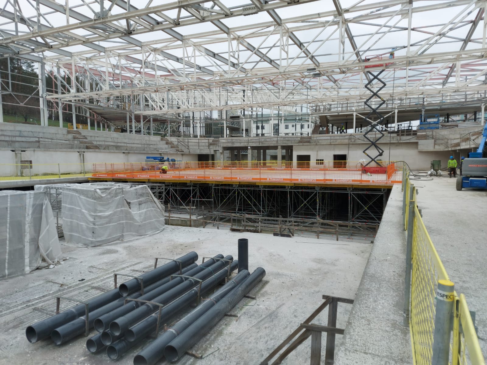 jogrema atlikti darbai - moduliniai pastoliai