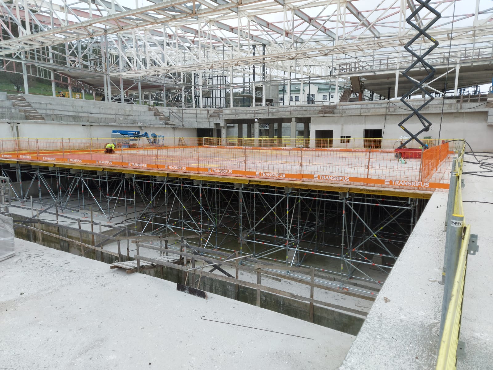 jogrema atlikti darbai - moduliniai pastoliai