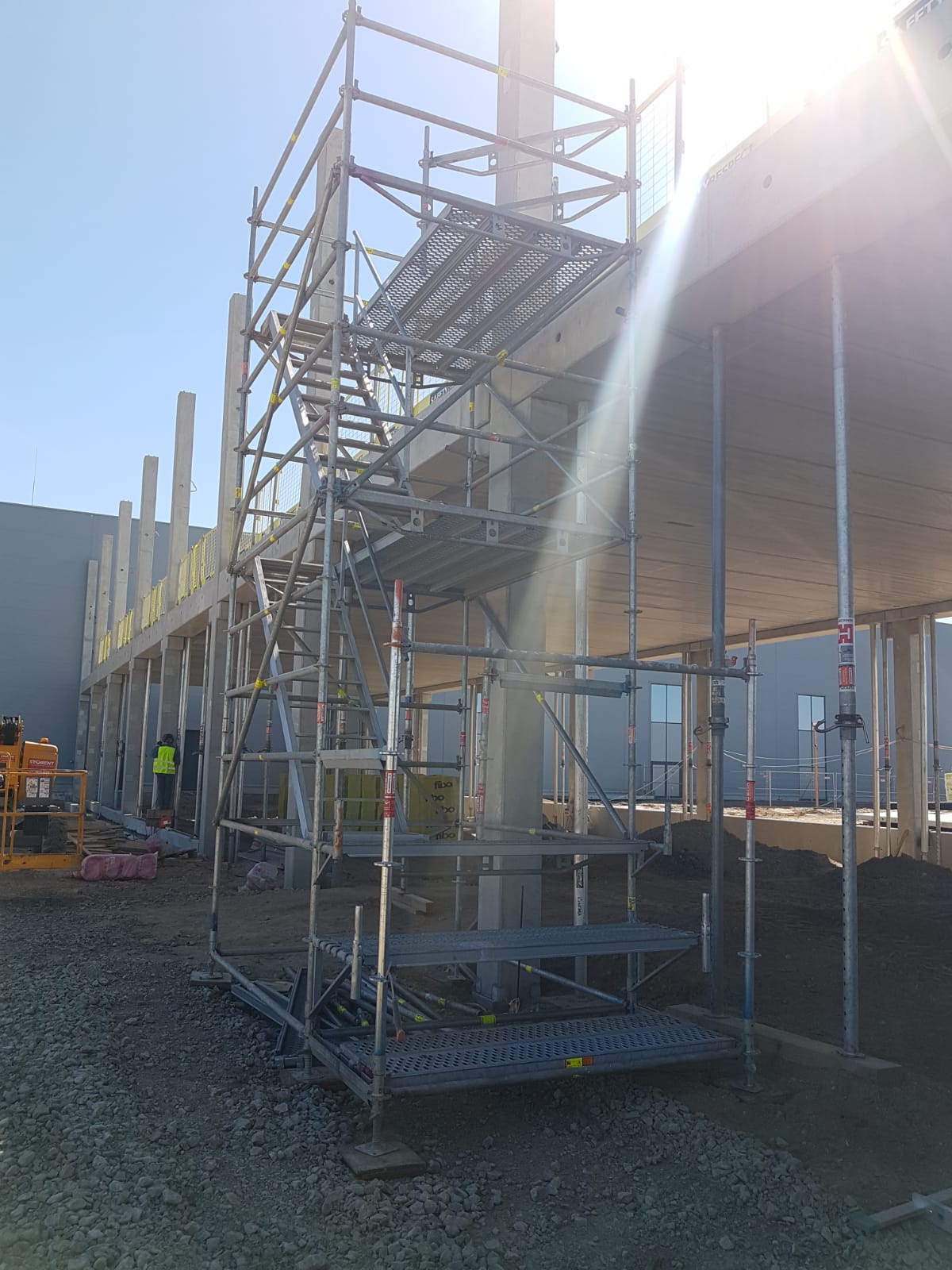 jogrema atlikti darbai - moduliniai pastoliai