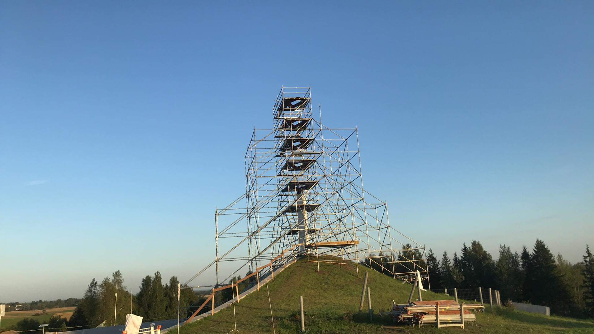 jogrema atlikti darbai - moduliniai pastoliai