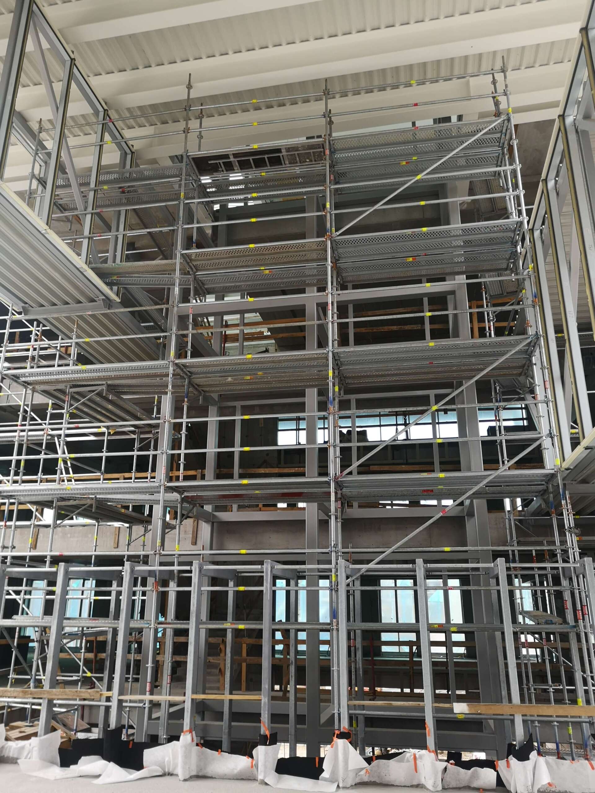 jogrema atlikti darbai - moduliniai pastoliai