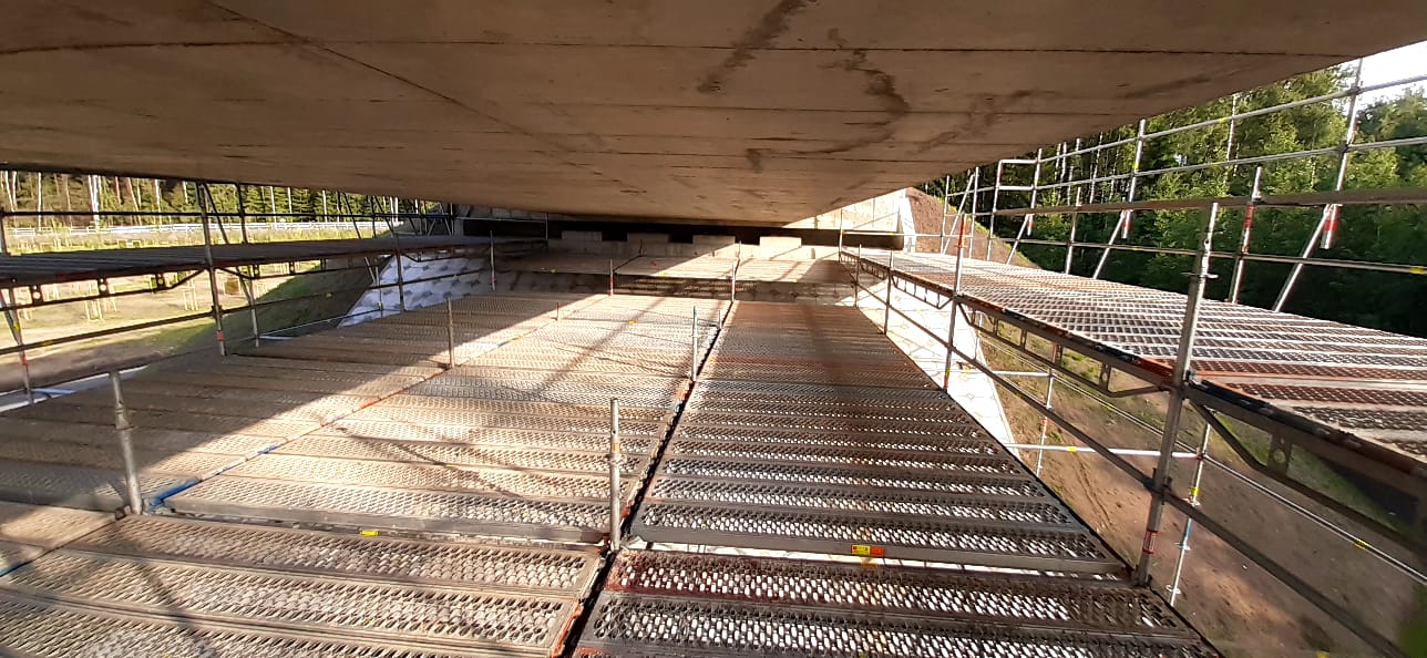 jogrema atlikti darbai - moduliniai pastoliai