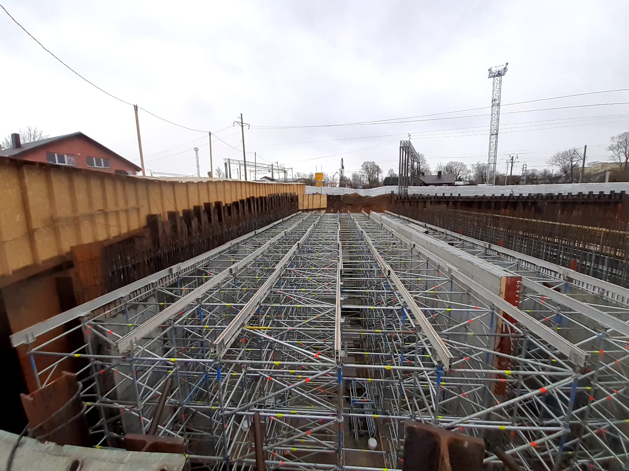 jogrema atlikti darbai - moduliniai pastoliai