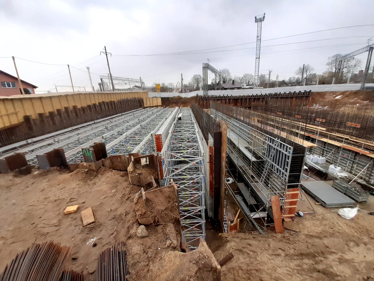 jogrema atlikti darbai - moduliniai pastoliai