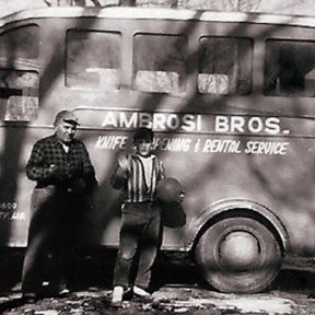 Old Photo of Two Men — Kansas City, MO — Ambrosi Bros. Cutlery Co