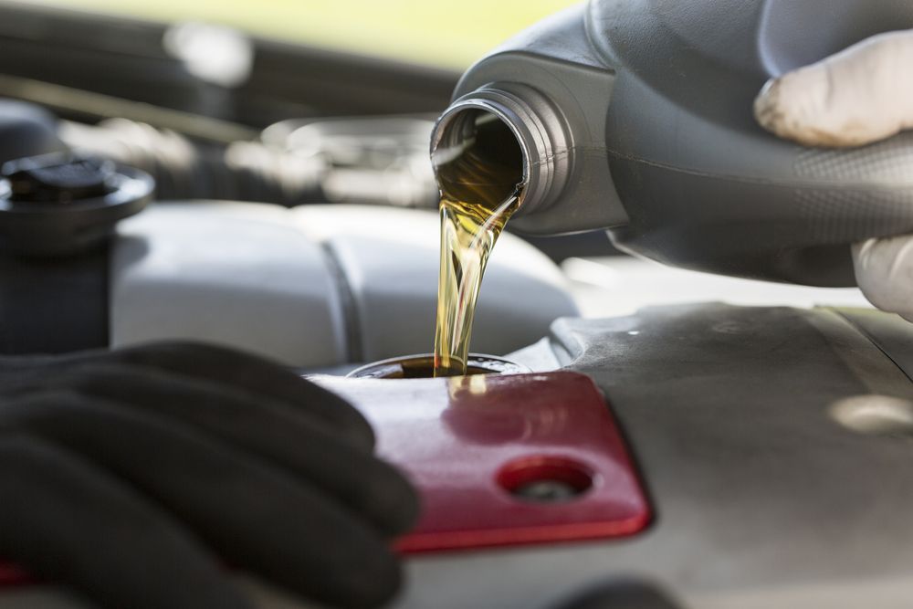 Fresh car engine oil — A Grade Oils & Batteries In Benalla VIC