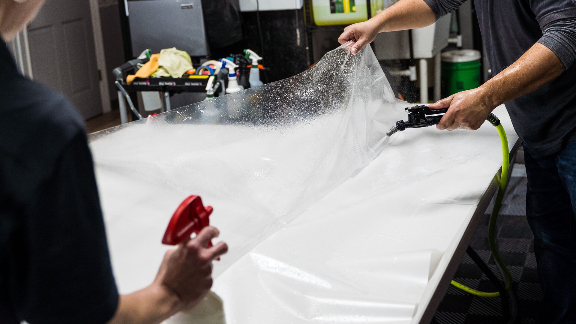 Paint protection film applying time
