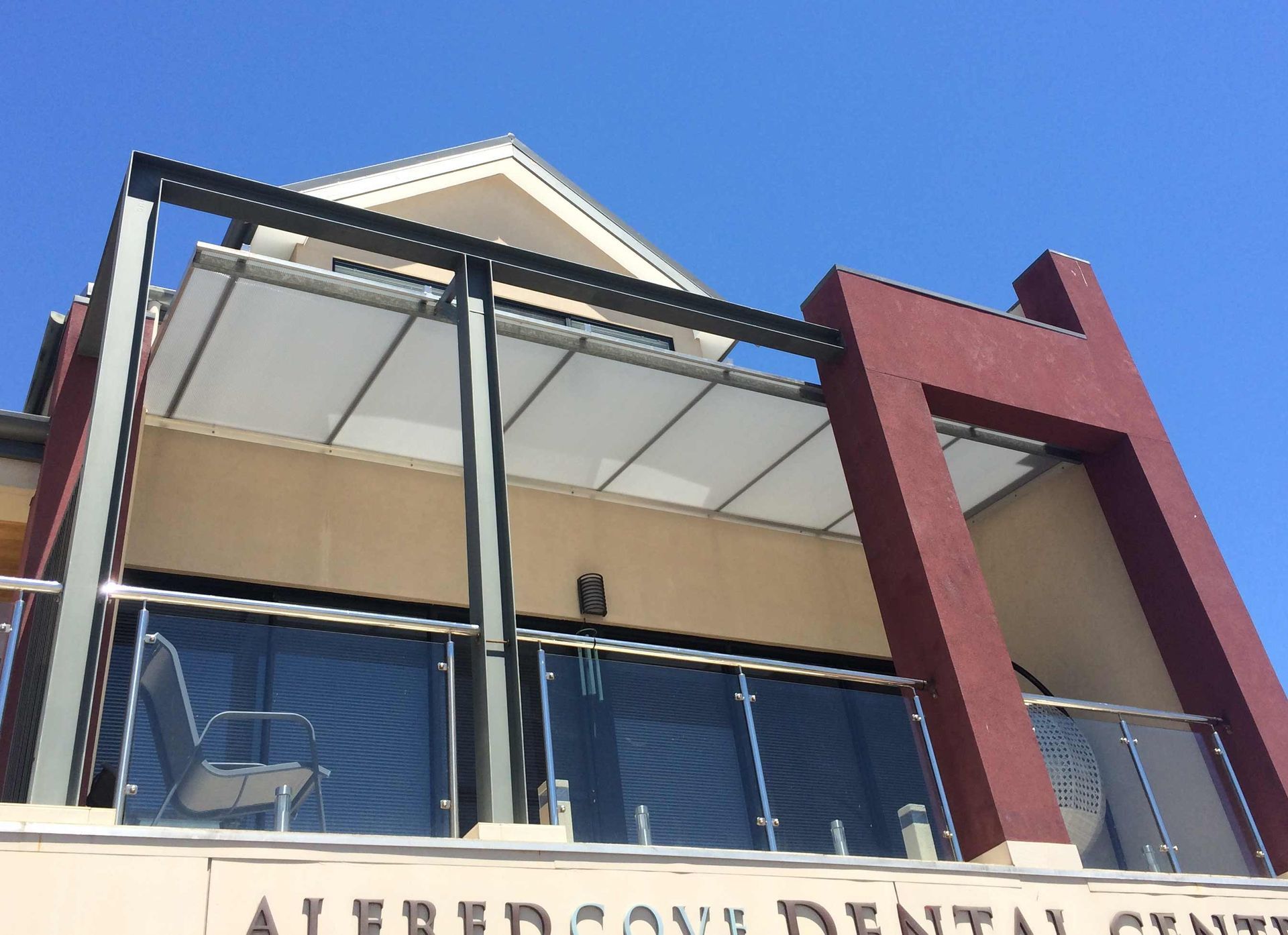 New house balcony | Carine, WA | Modern Plastics & Pergolas