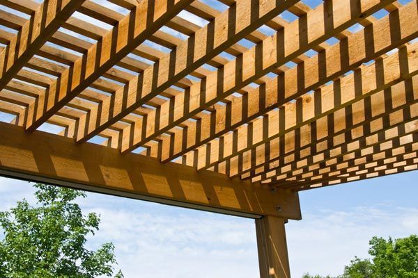 Newly built wooden pergola | Carine, WA | Modern Plastics & Pergolas