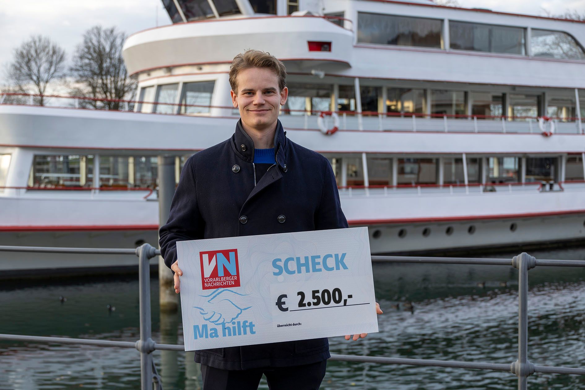 Scheckübergabe Vorarlberg Lines: 2.500 €