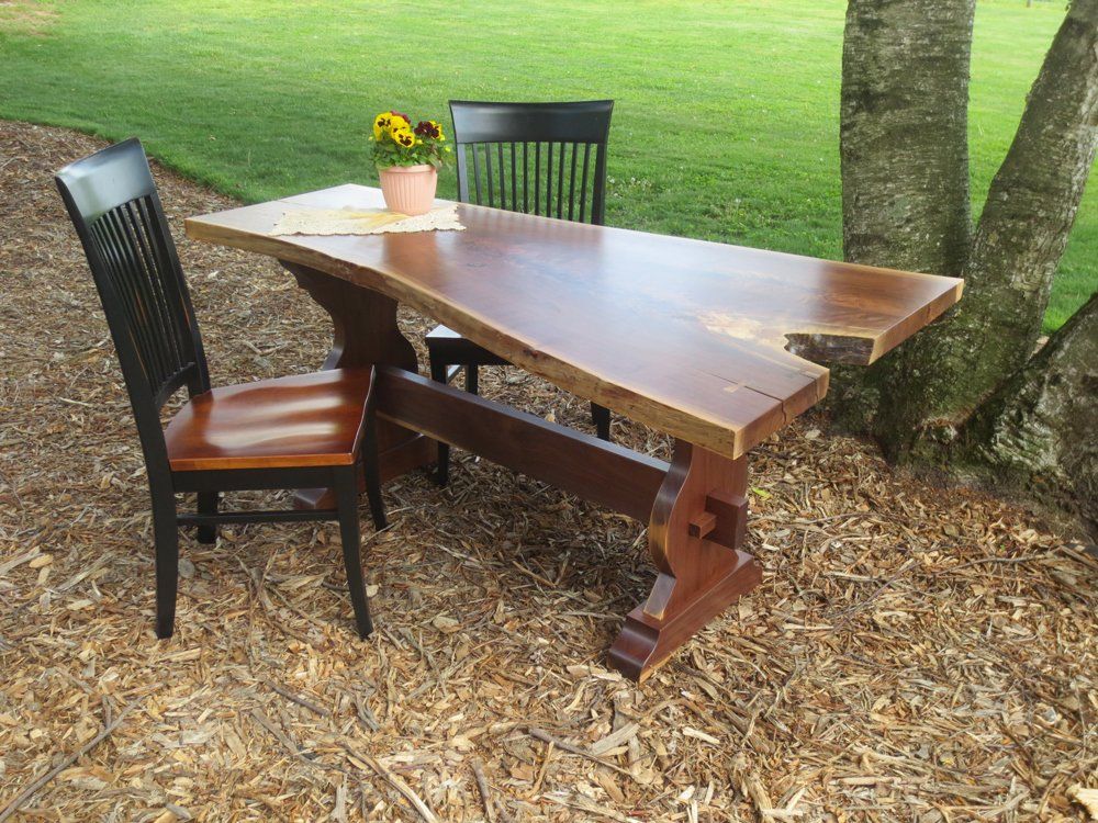 Live Edge Black Walnut Table — Ephrata, PA — Zimmerman Wood Designs