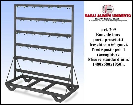 Bancale per salumi - modello 7