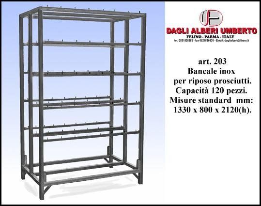 Bancale per salumi - modello 3