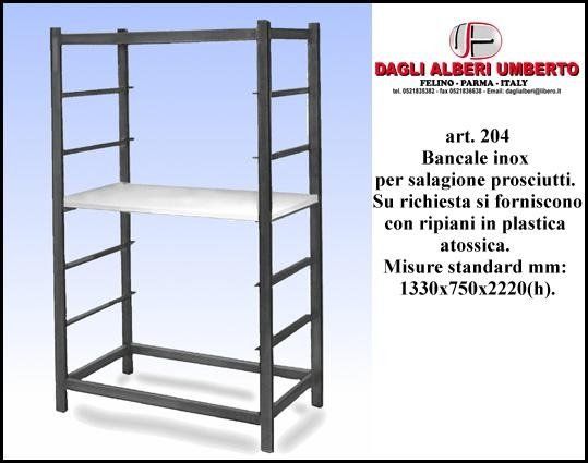 Bancale per salumi - modello 4