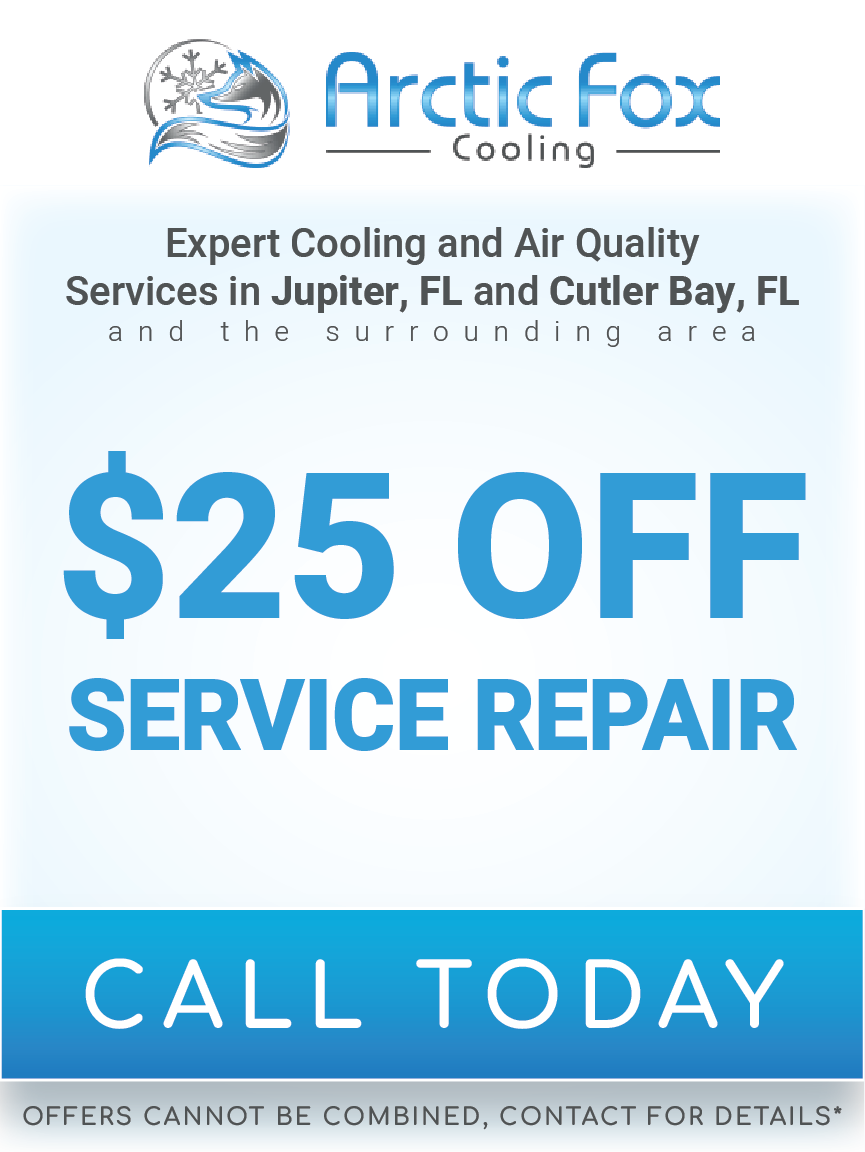 Arctic fox cooling is offering a $25 off service repair