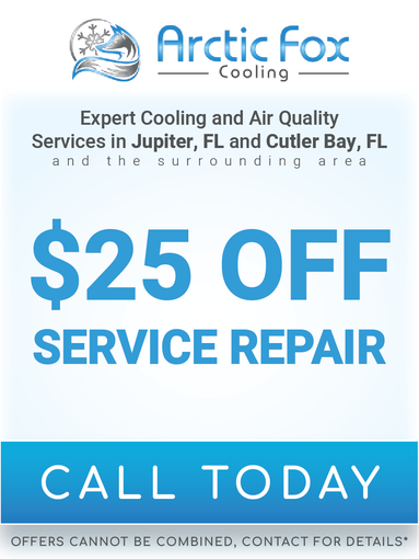 Arctic fox cooling is offering a $25 off service repair