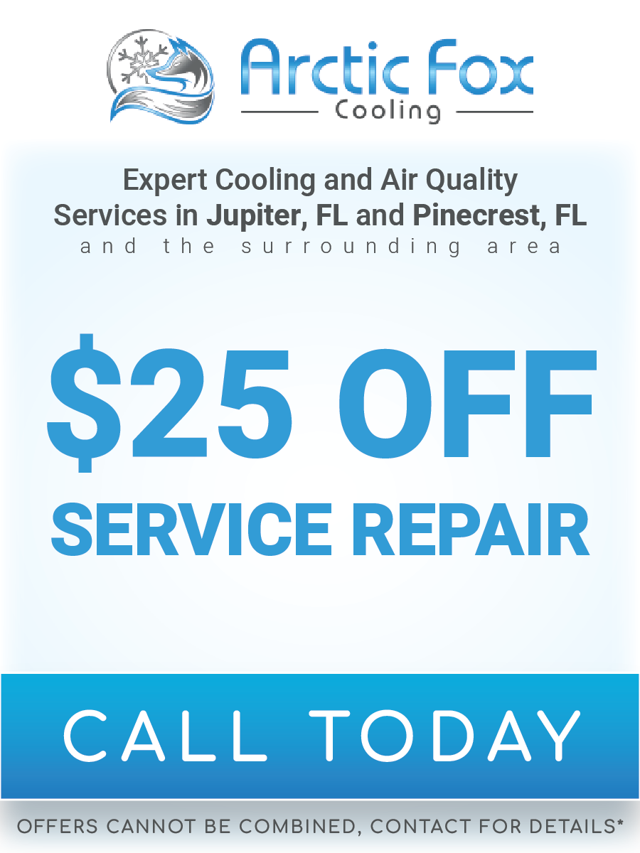 Arctic fox cooling is offering a $25 off service repair