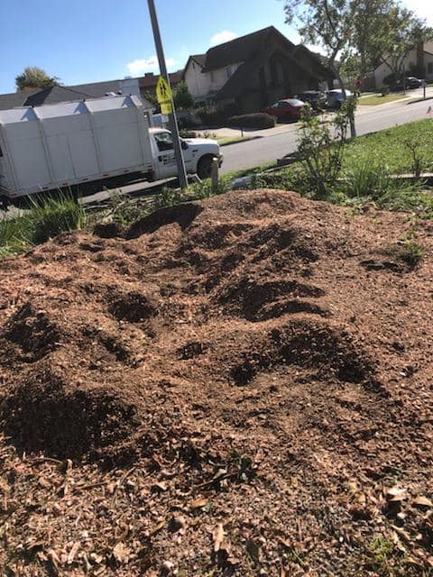 Large dirt pile — Anaheim, CA — SG Gardening Landscape & Tree Services