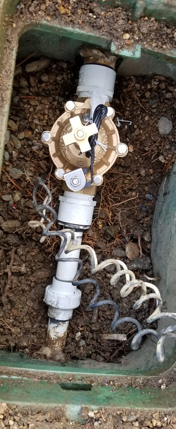 White and copper irrigation system — Anaheim, CA — SG Gardening Landscape & Tree Services