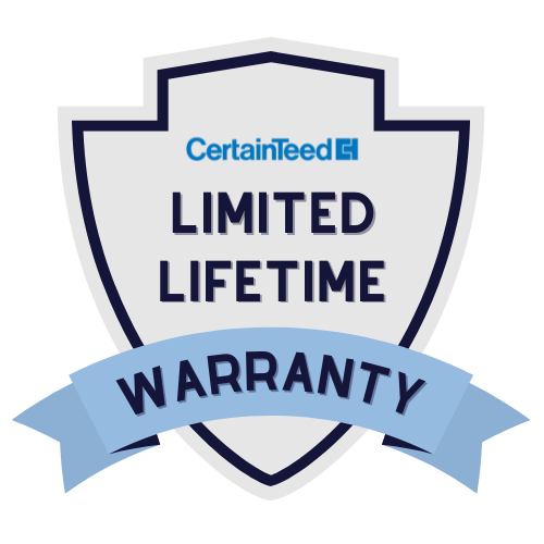 Certainteed Limited Lifetime Warranty Logo — Halo Roofing & Restoration