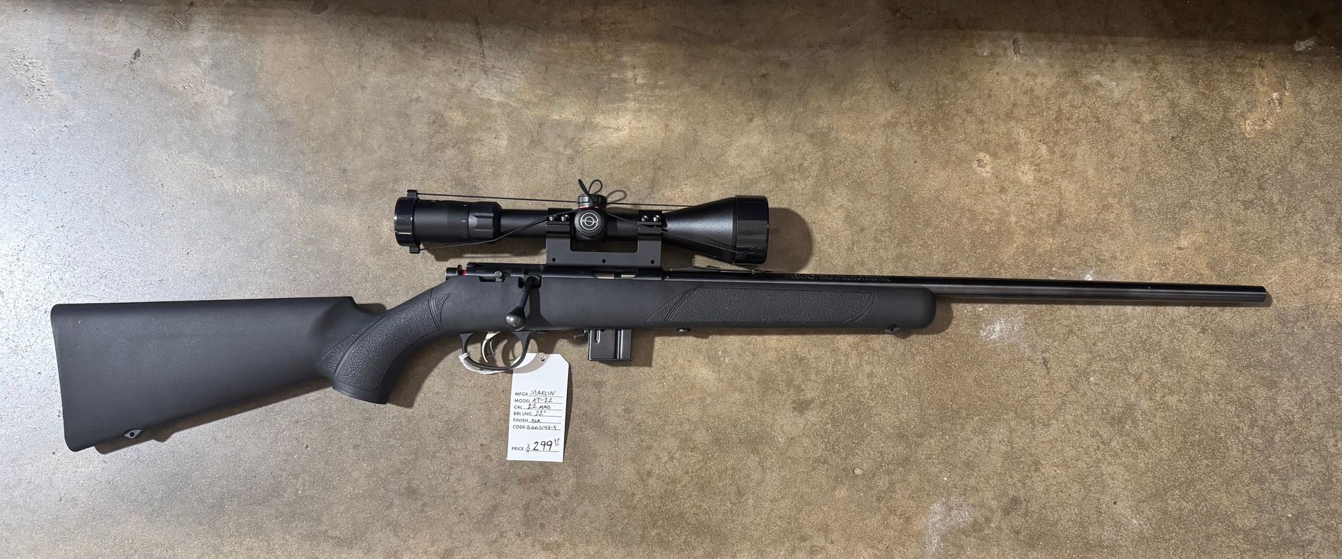 Marlin 22 Magnum Rifle with Simmons Scope