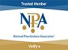 The npa logo is a trusted member of the national physicians association.