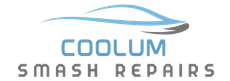 Smash Repairs on the Sunshine Coast Logo for Coolum Smash Repairs with a car silhouette in blue. — Sunshine Coast Dent and Paint Repairs in Coolum Beach, QLD