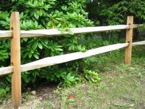 Ornamental Fence — 2 Rail Cedar Split in Deerwood, MN