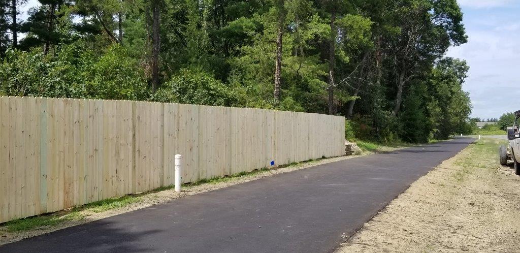 Wooden Fence — New Wooden Fence in Deerwood, MN