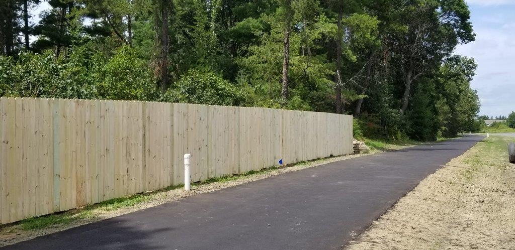 Wooden Fence Contractor — Modern Wooden Fence in Deerwood, MN