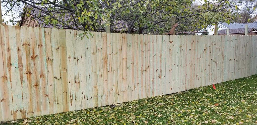 Wooden Fence Interior — Repairing Wooden Fence in Deerwood, MN