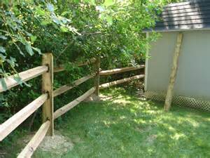 Construction Fence — 3 Rail Cedar Split in Deerwood, MN