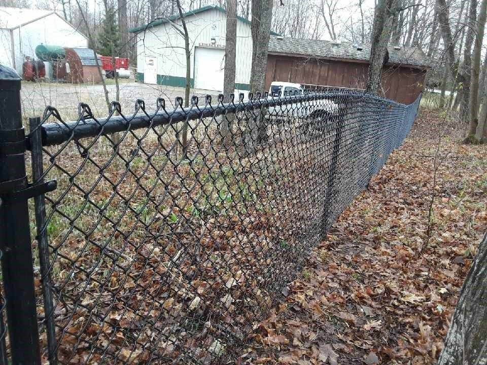 Temporary Outdoor Fence — Black Outdoor Fence in Deerwood, MN