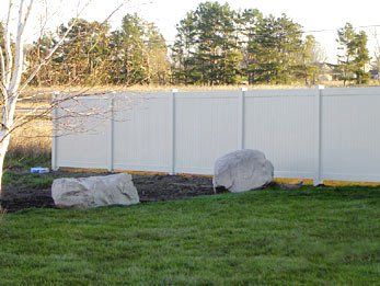 Vinyl Fence Installation — Vinyl Privacy Fence in Deerwood, MN