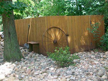 Warehouse Interior Fence — Wooden Fence in Deerwood, MN