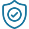 shield checkmark quality icon