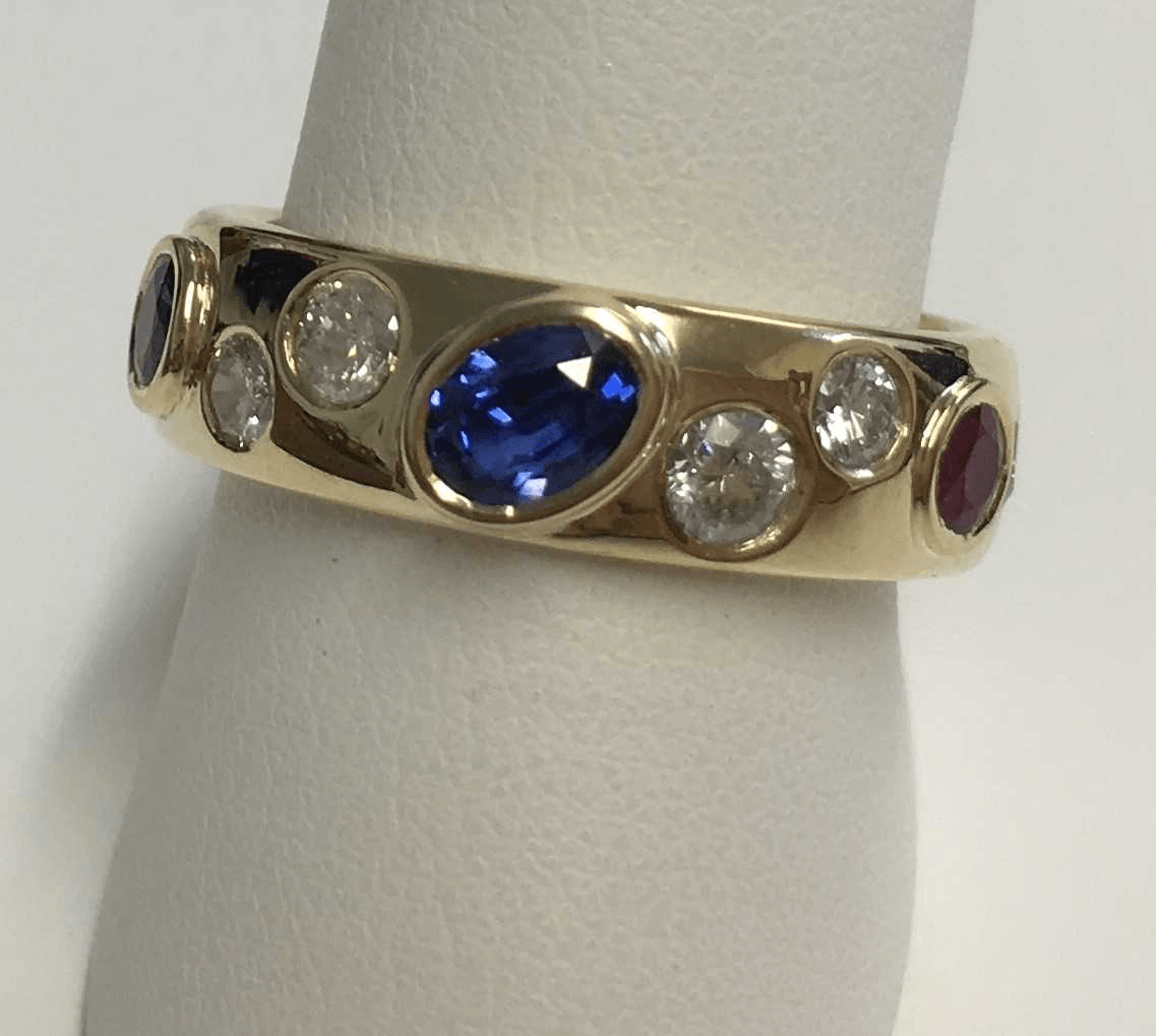 My Precious Multi Stone Eternity Ring – TOR
