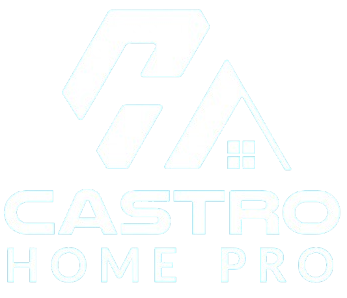 Castro Home Pro logo with stylized "H" and house icon. Text below reads "CASTRO HOME PRO".