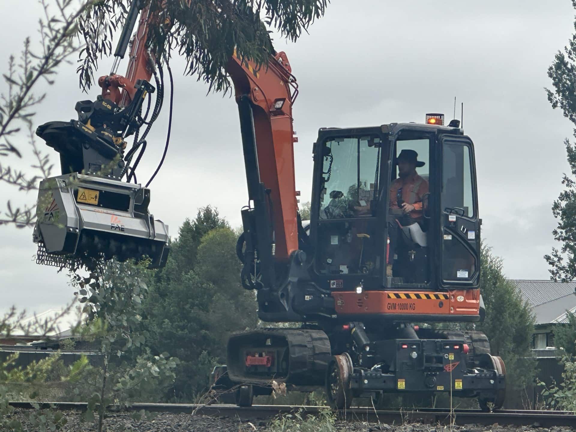 FAE Mulcher in action