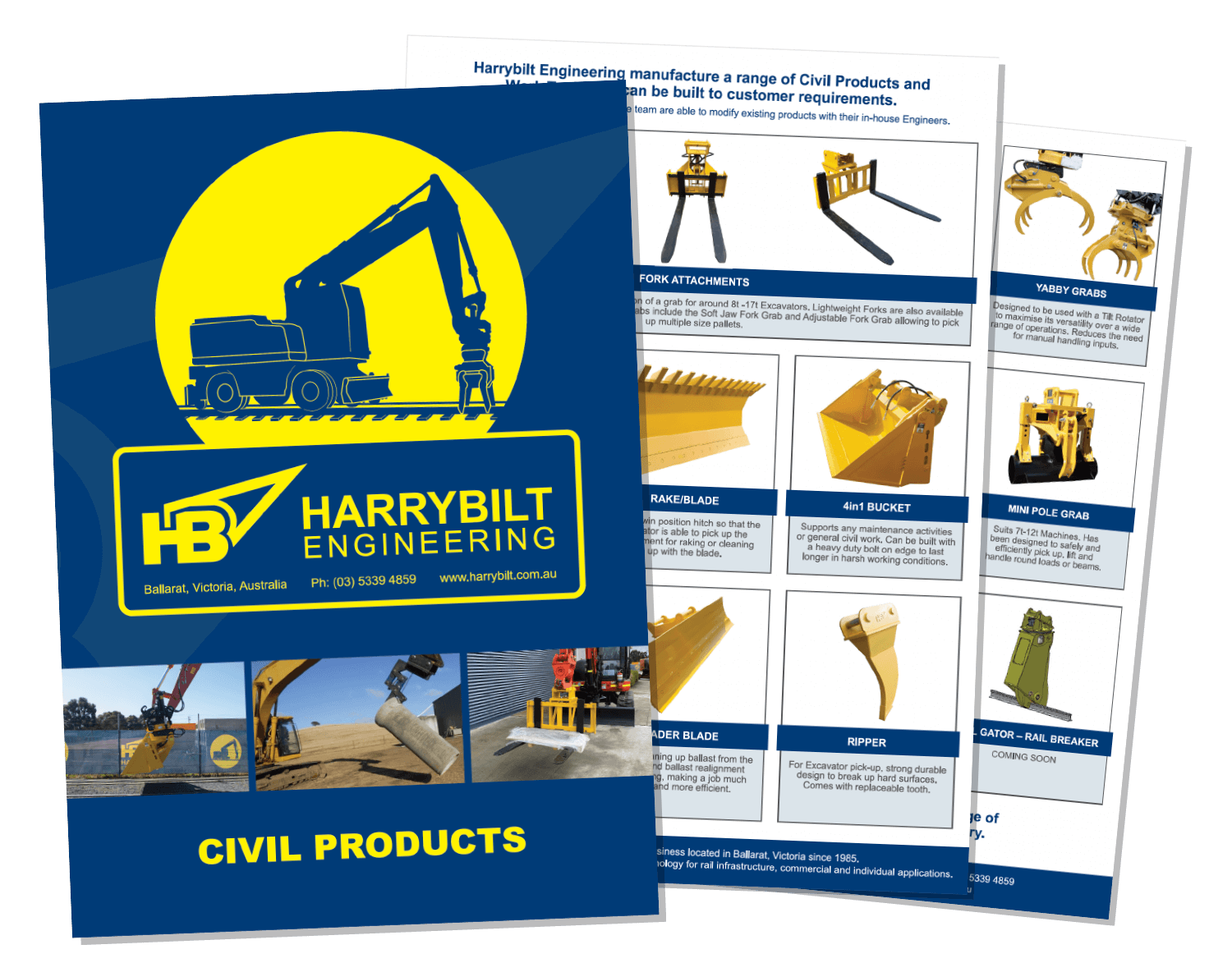 Harrybilt Civil Products Catalogue