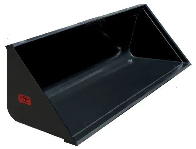 Norm Engineering GP gummy bucket excavator attachment for clean excavation and material handling