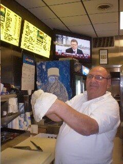 Italian Cuisine — Chef Making Pizza Dough in the Kitchen in Pittsburgh & McMurray, PA