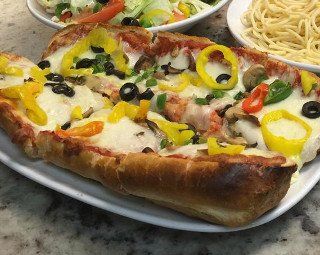Hoagie Sandwich — Close-up Italian Hoagie Sandwich in Pittsburgh & McMurray, PA