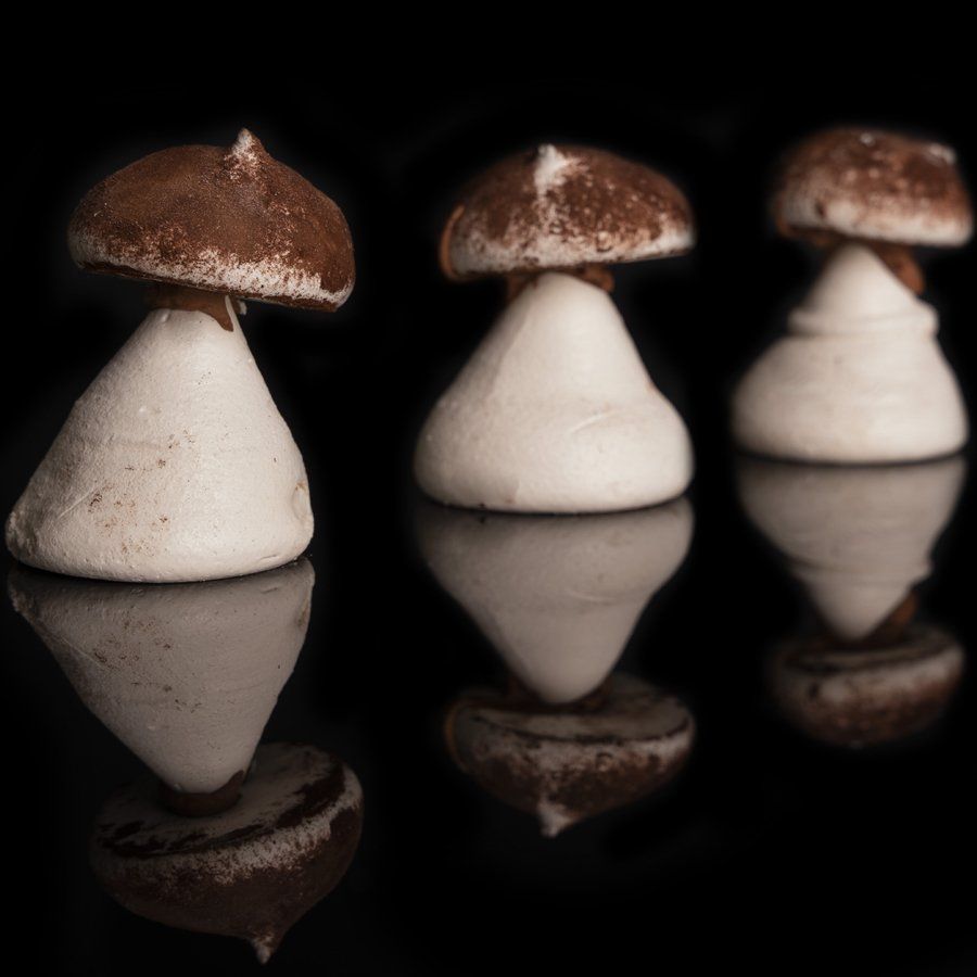 mushroom-shaped biscuits