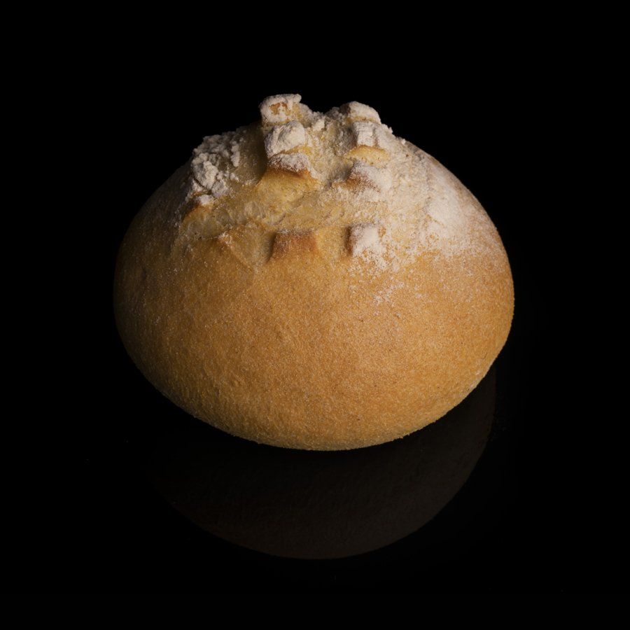 spherical artisan bread