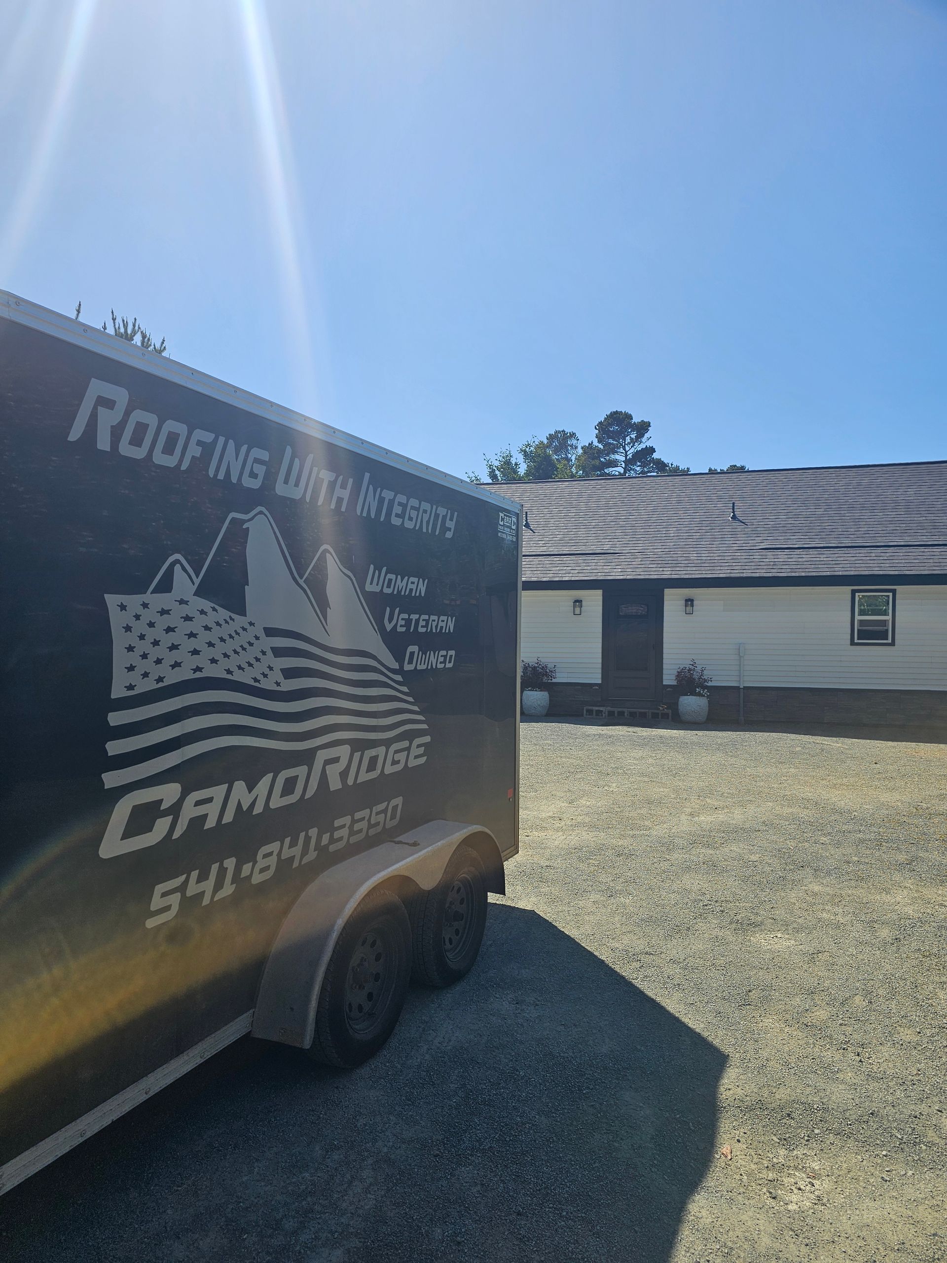 CamoRidge Roofing project in Southern Oregon