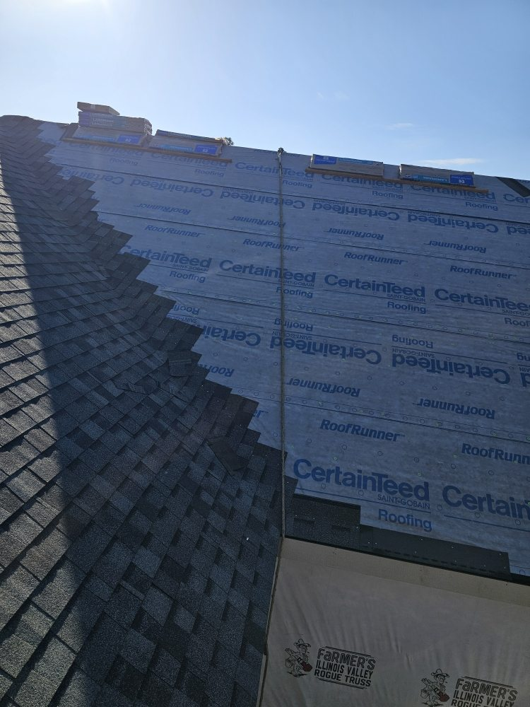 Residential roof installation in Medford, OR