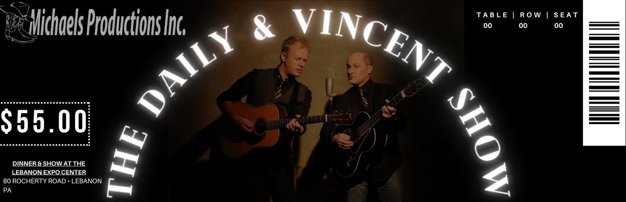 Daily & Vincent Ticket (Dinner/Bundle) March 26th