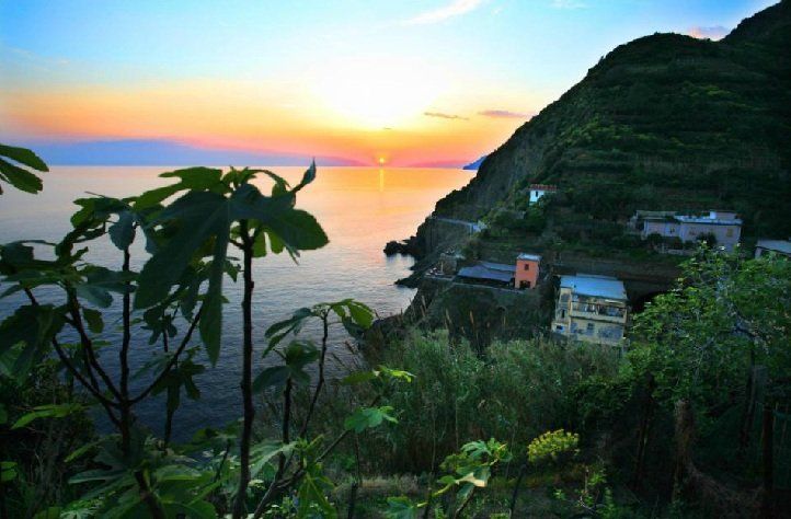 Vista delle Cinque Terre